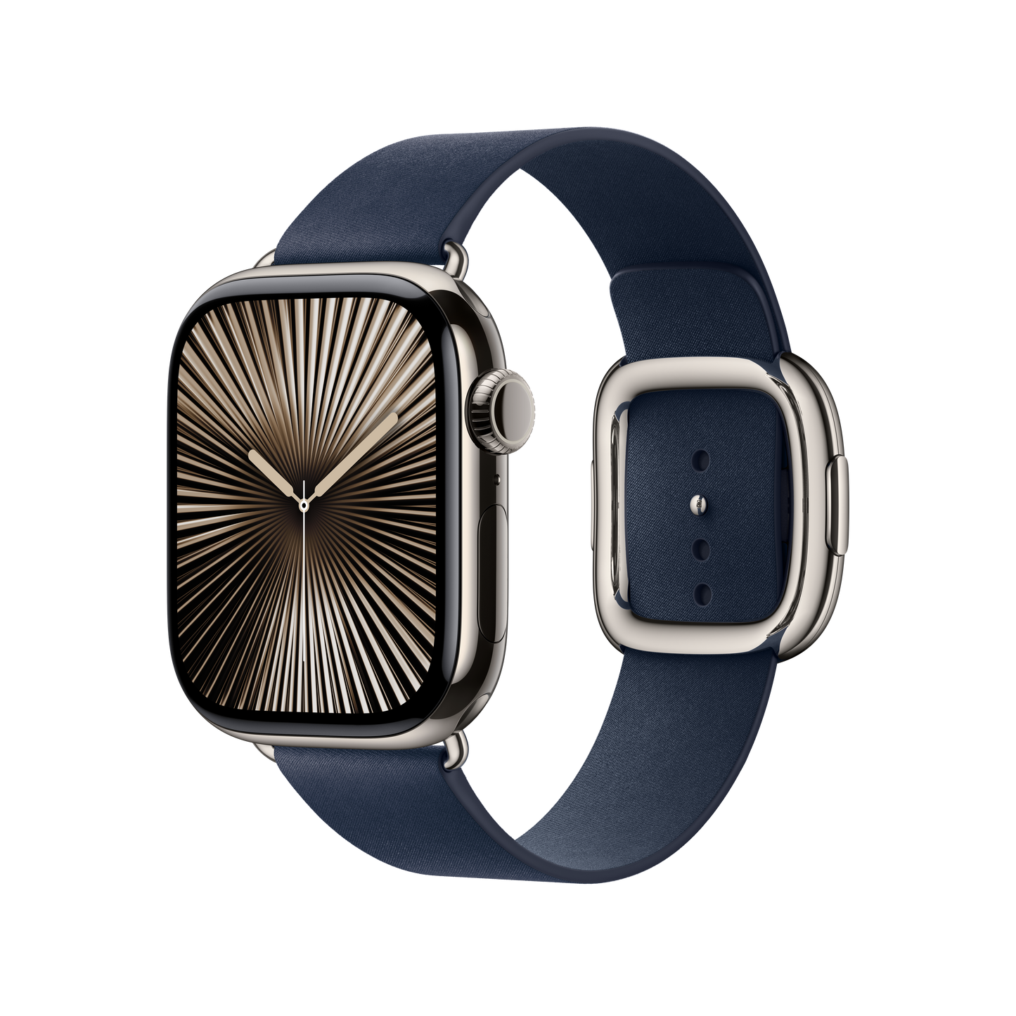 Bracelete azul intenso com Fivela moderna de 42 mm - L