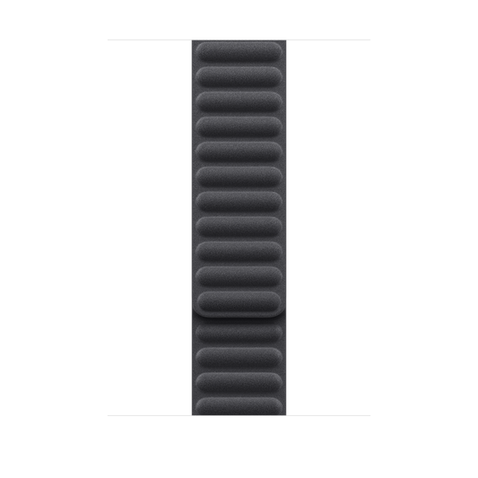 Bracelete de elos magnética preta de 46 mm - S/M