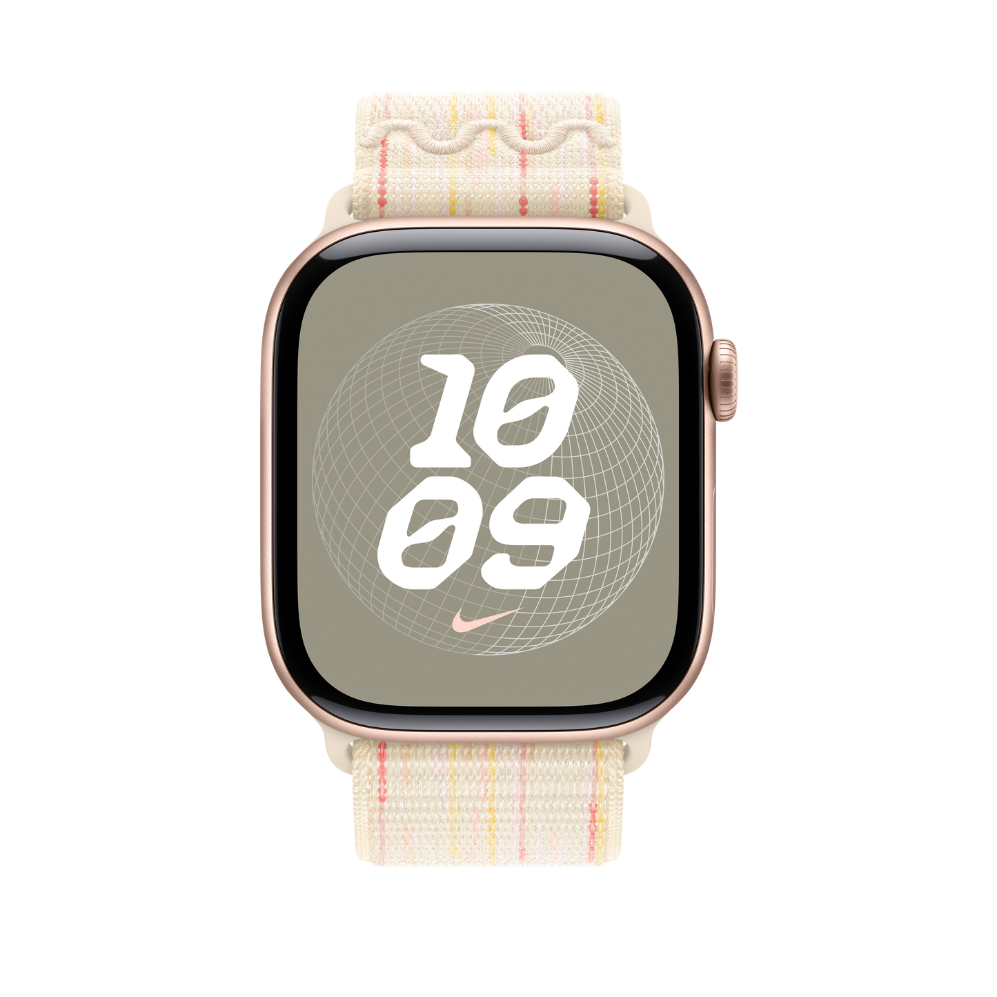 Loop desportiva Nike luz das estrelas/rosa de 46 mm