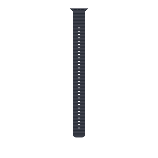 Extensão para Bracelete Ocean azul navy de 49 mm - Titânio preto