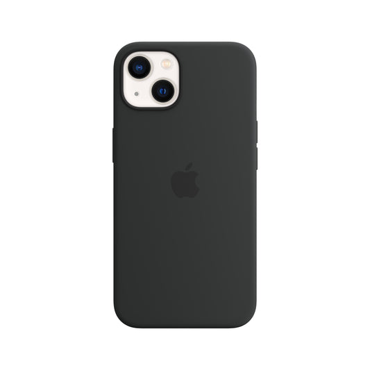 Capa em silicone com MagSafe para iPhone 13 - Meia-noite