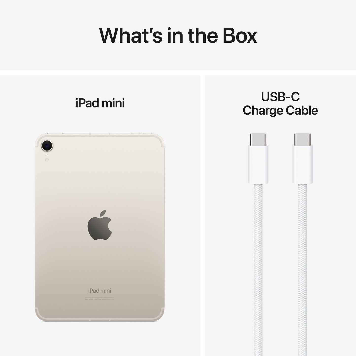 iPad mini Wi-Fi + Cellular 256 GB - Luz das estrelas (A17 Pro)