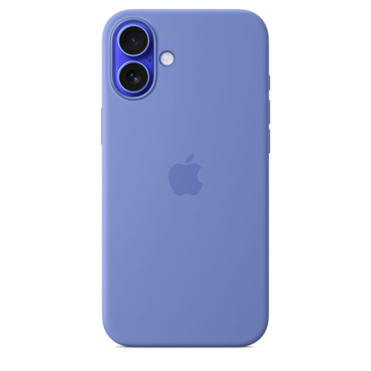 Capa em silicone com MagSafe para iPhone 16 Plus - Azul-violeta