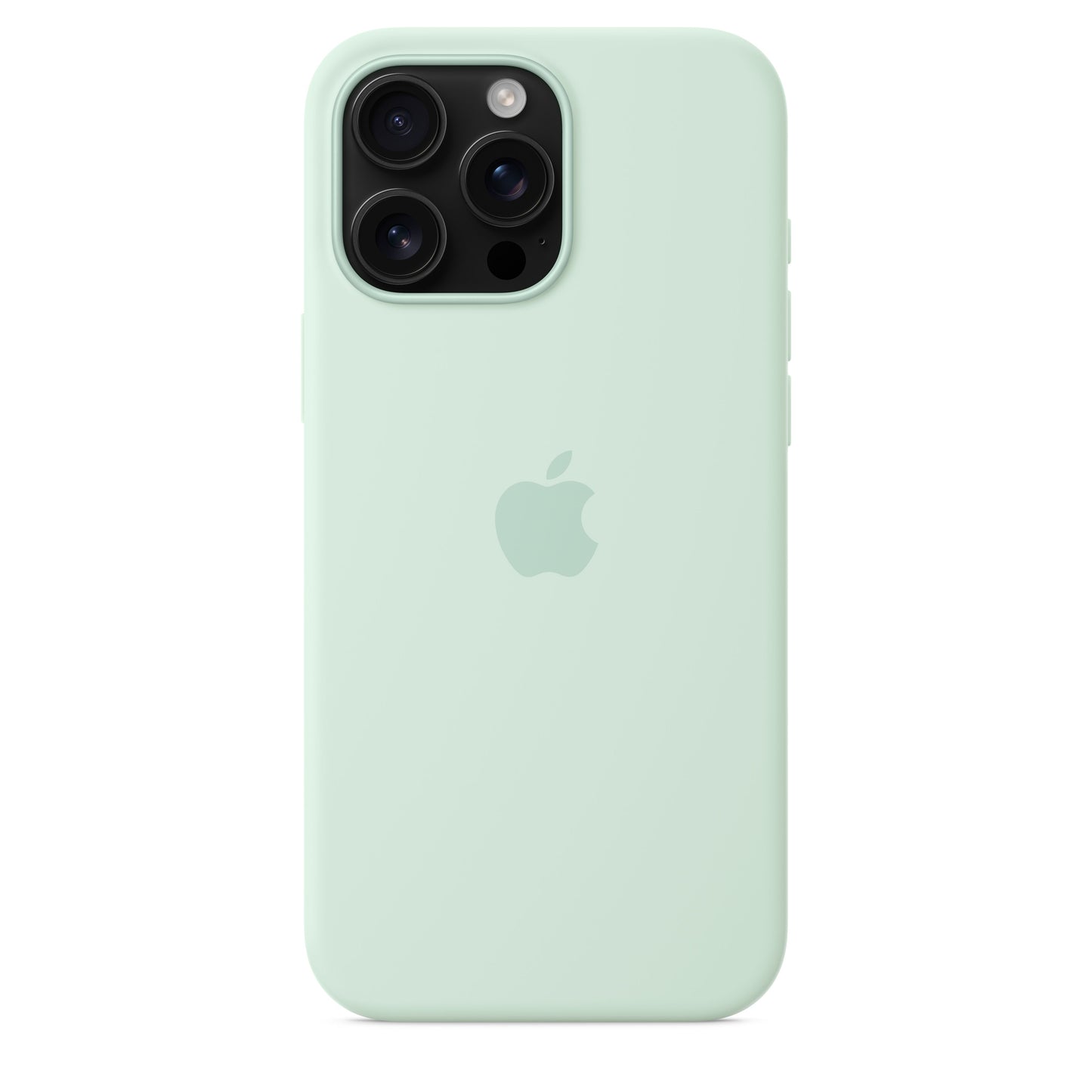 Capa em silicone com MagSafe para iPhone 16 Pro Max - Água-marinha