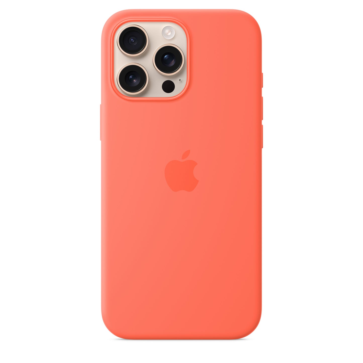 Capa em silicone com MagSafe para iPhone 16 Pro Max - Tangerina