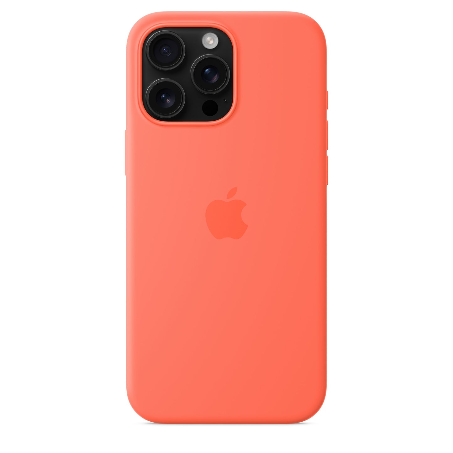 Capa em silicone com MagSafe para iPhone 16 Pro Max - Tangerina