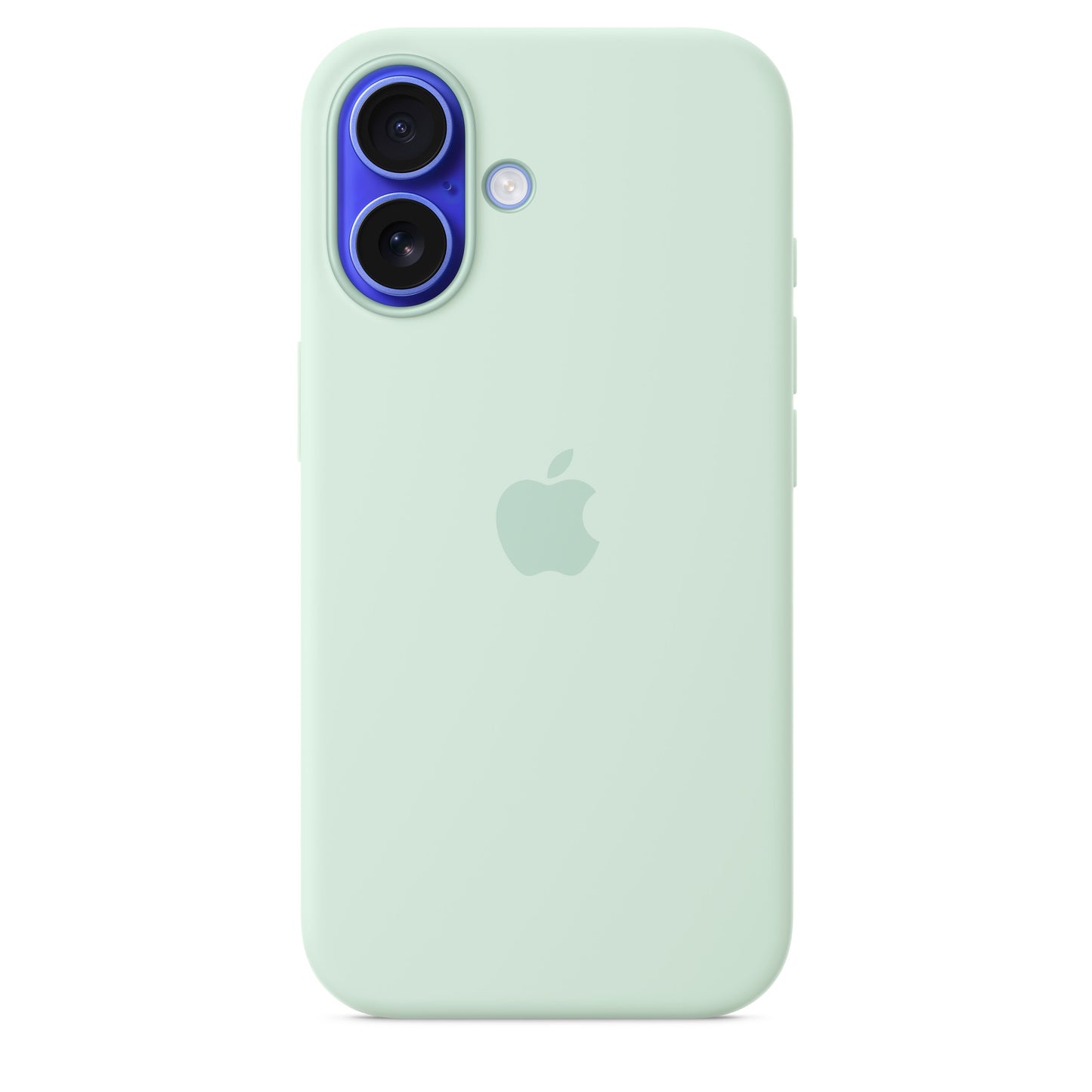 Capa em silicone com MagSafe para iPhone 16 - Água-marinha