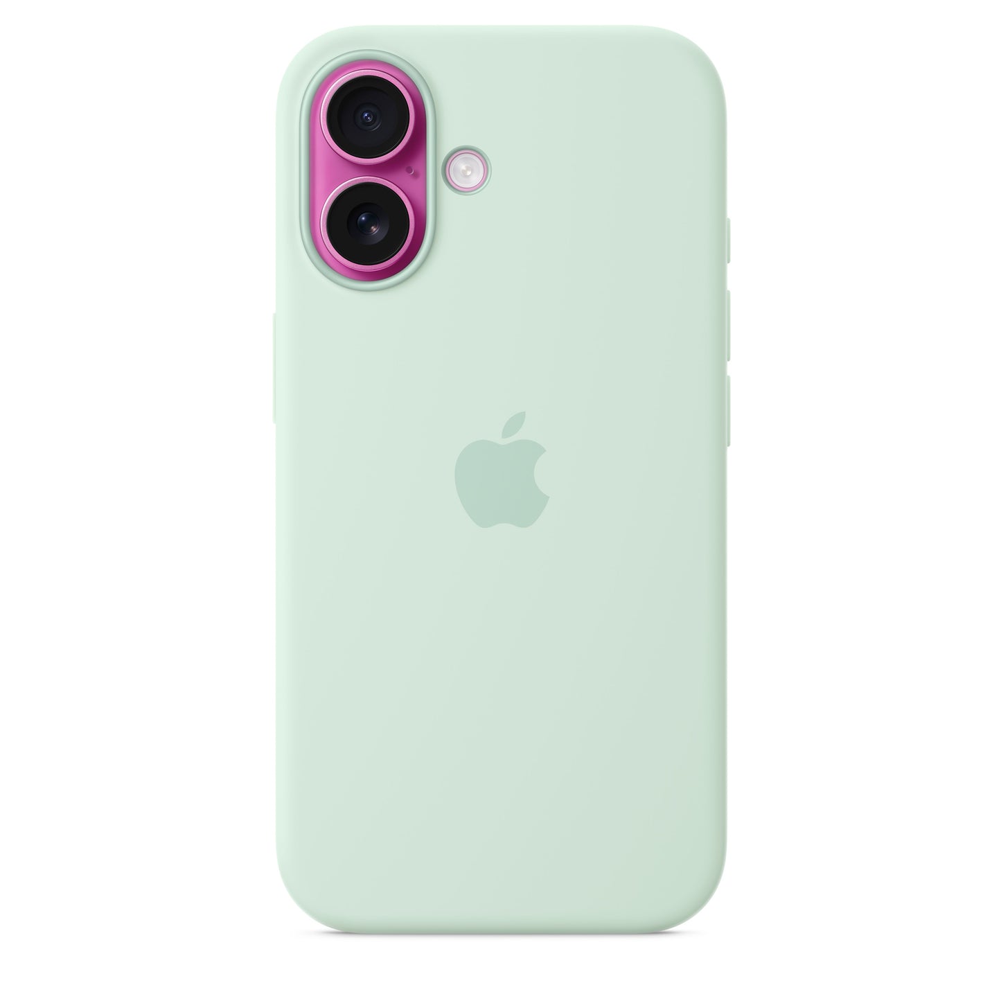 Capa em silicone com MagSafe para iPhone 16 - Água-marinha