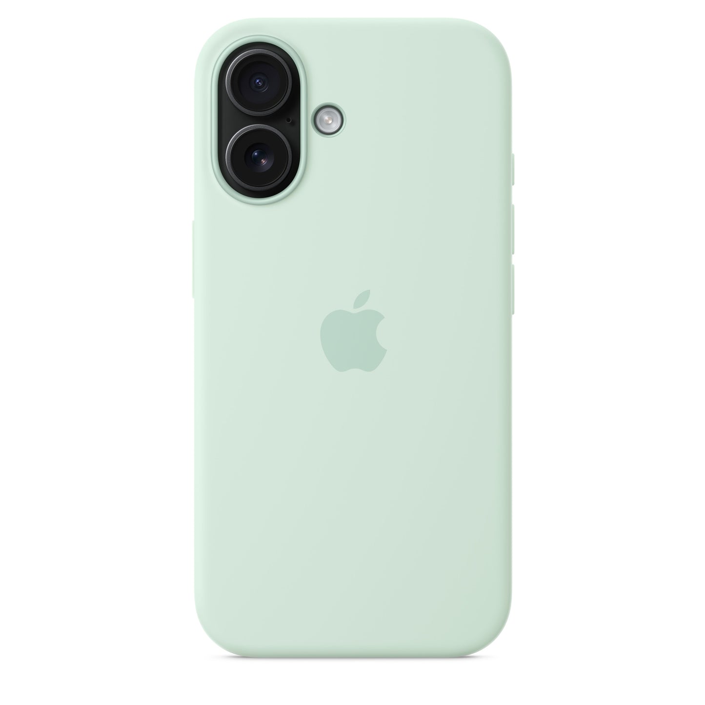 Capa em silicone com MagSafe para iPhone 16 - Água-marinha