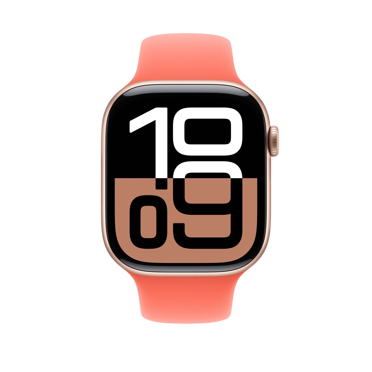 Bracelete desportiva tangerina de 46 mm - M/L