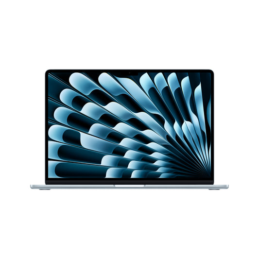 MacBook Air de 15 polegadas: Processador M4 da Apple com CPU 10-core e GPU 10-core, 512 GB SSD - Azul céu