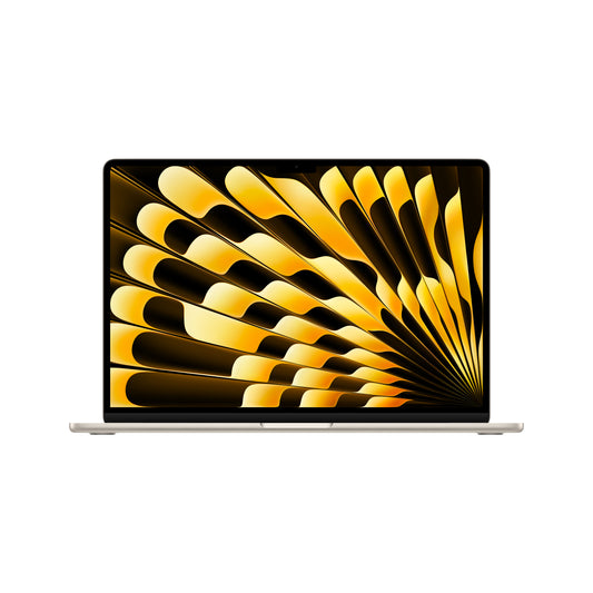 MacBook Air de 15 polegadas: Processador M4 da Apple com CPU 10-core e GPU 10-core, 512 GB SSD - Luz das estrelas