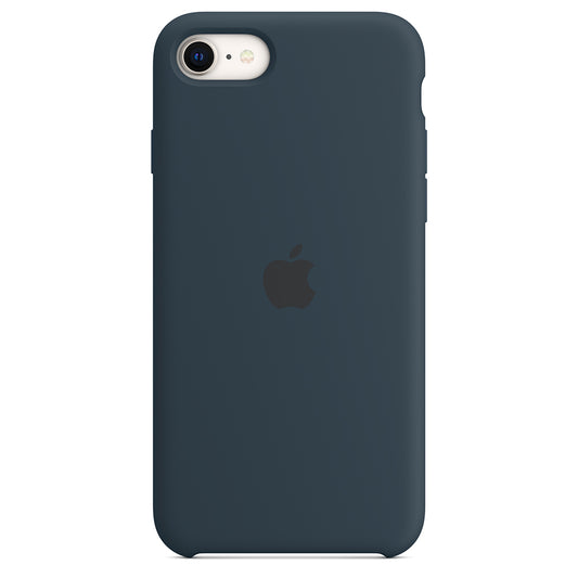 Capa em silicone para iPhone SE - Azul abissal