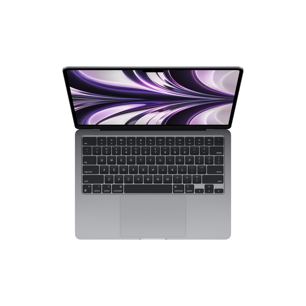 MacBook Air de 13 polegadas: Processador M2 da Apple com CPU 8-core e GPU 8-core, 256 GB SSD - Cinzento sideral