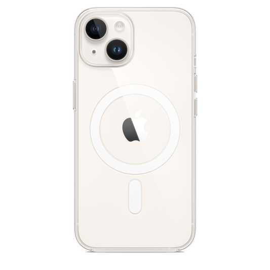Capa transparente com MagSafe para iPhone 14