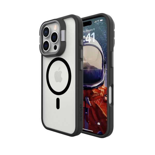 PRODIGEE Case Kickit for iPhone 16 Pro Max (Black)