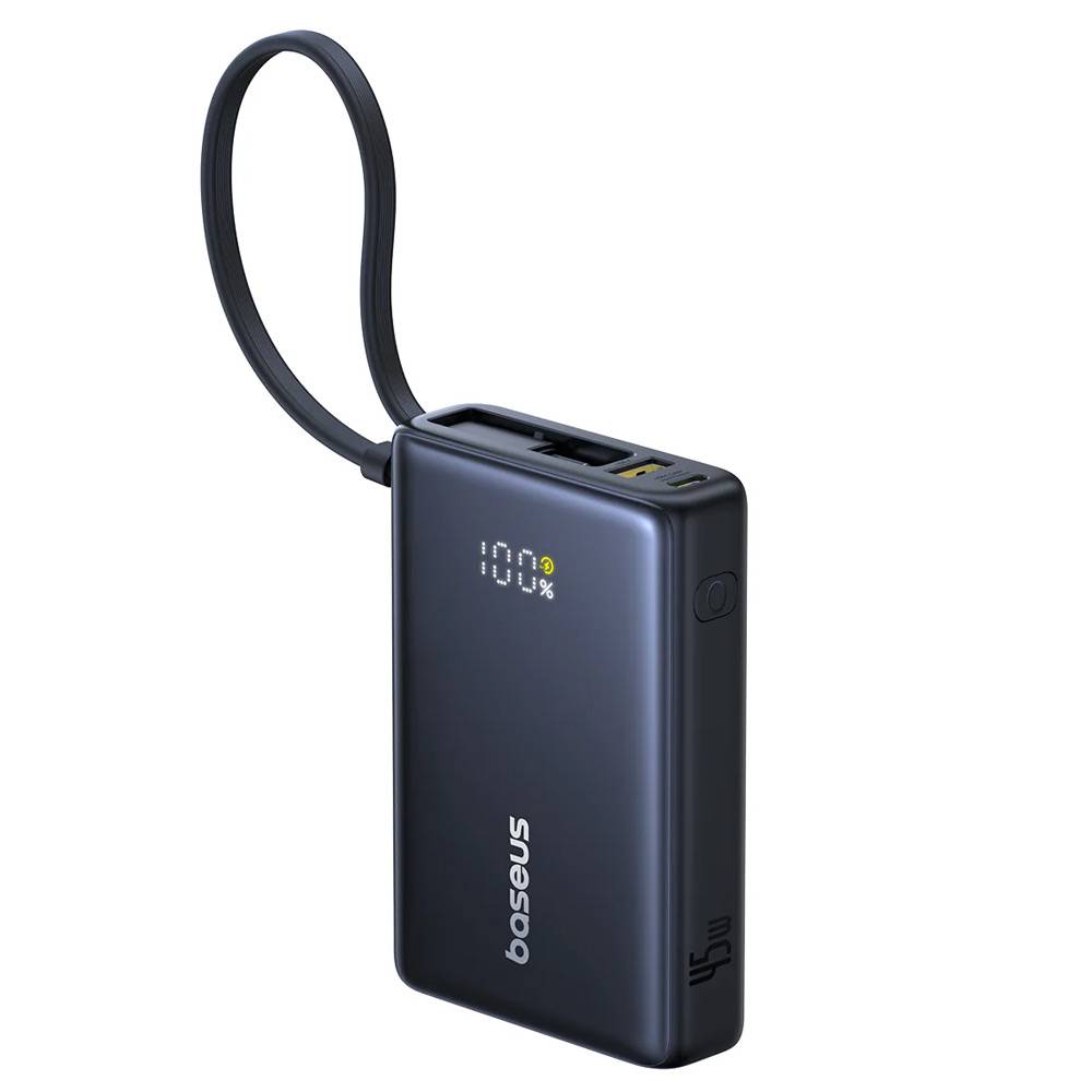 Powerbank Baseus Picogo Display 10000mAh 45W Preta