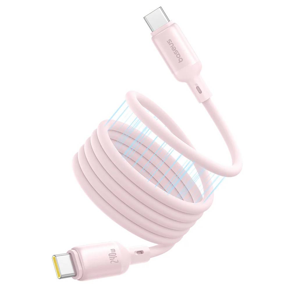 Cabo Magnetico Baseus Picogo Usb-C To Usb-C 240W 1M Baby Pink