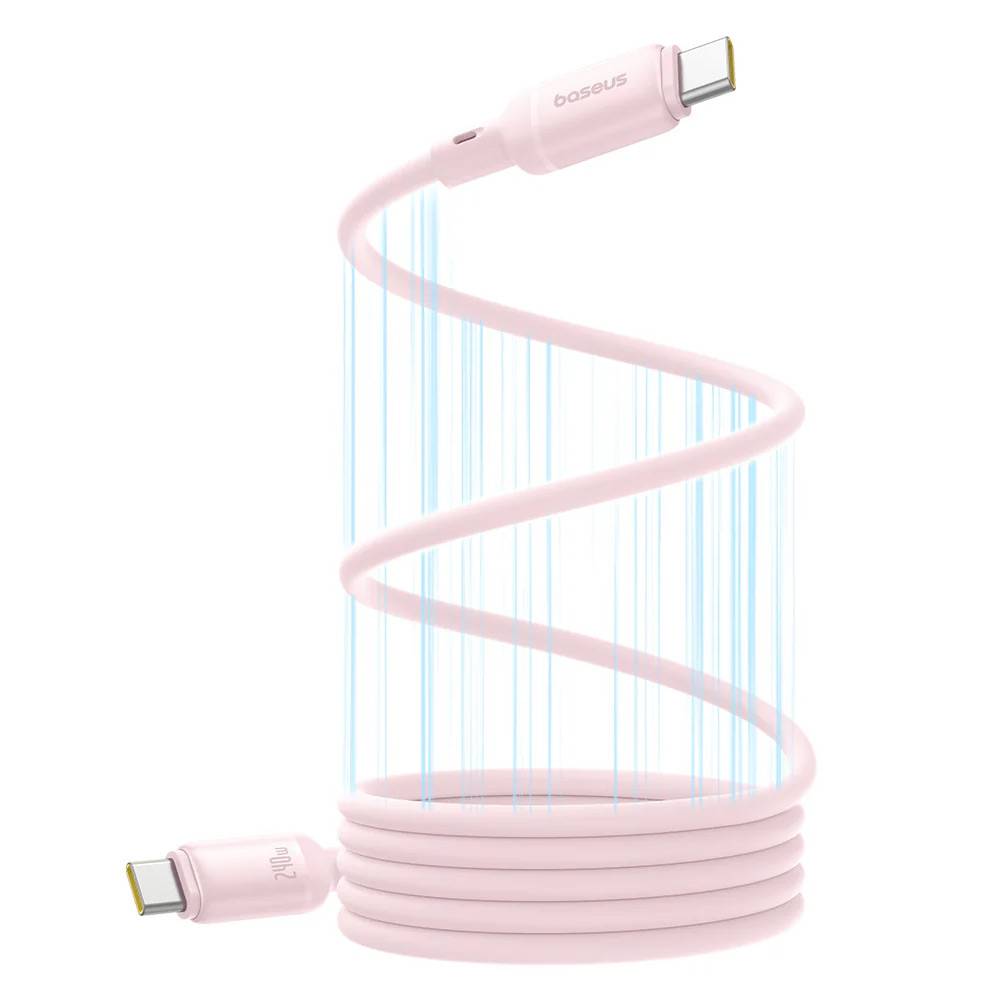 Cabo Magnetico Baseus Picogo Usb-C To Usb-C 240W 1M Baby Pink