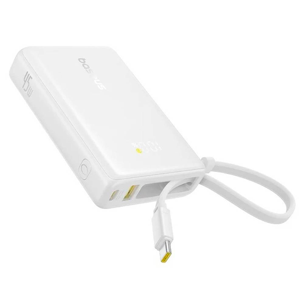 Powerbank Baseus Picogo Display 10000mAh 45W Branca