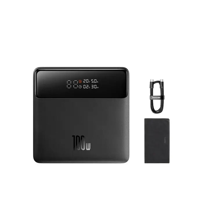 Baseus Blade Power Digital Display Fast Charging Power Bank Hd Edition 20000Mah 100W Black