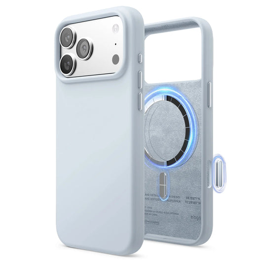 Magnetic Silicone Case Elago iPhone 17 Pro Max / 18 Pro Max Light Blue