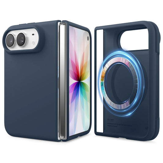 Capa Elago Magnetic Silicone Case iPhone Duo (Azul)