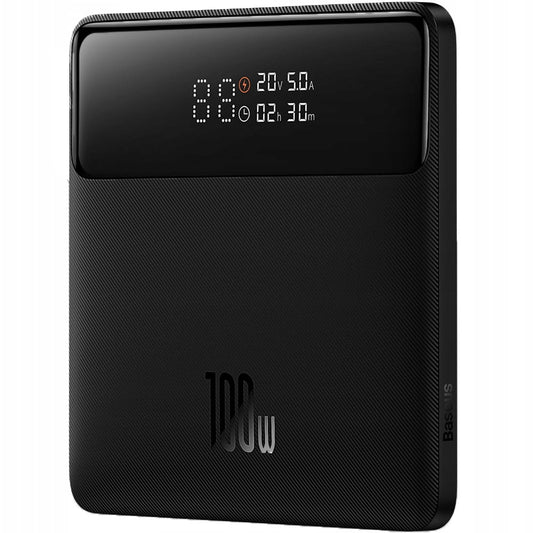 Baseus Blade High Power Digital Display Quick Charge Power Bank 20000Mah 100W Black