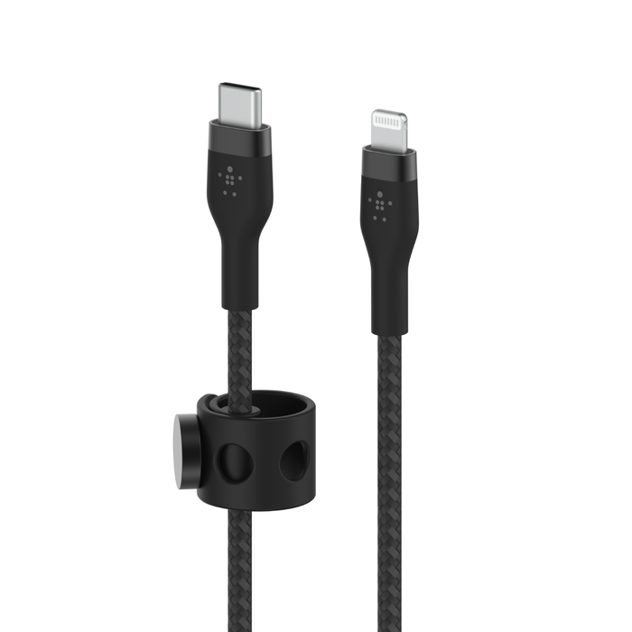 Belkin Cabo Flex Lightning/USB-C 15W 3m - Preto