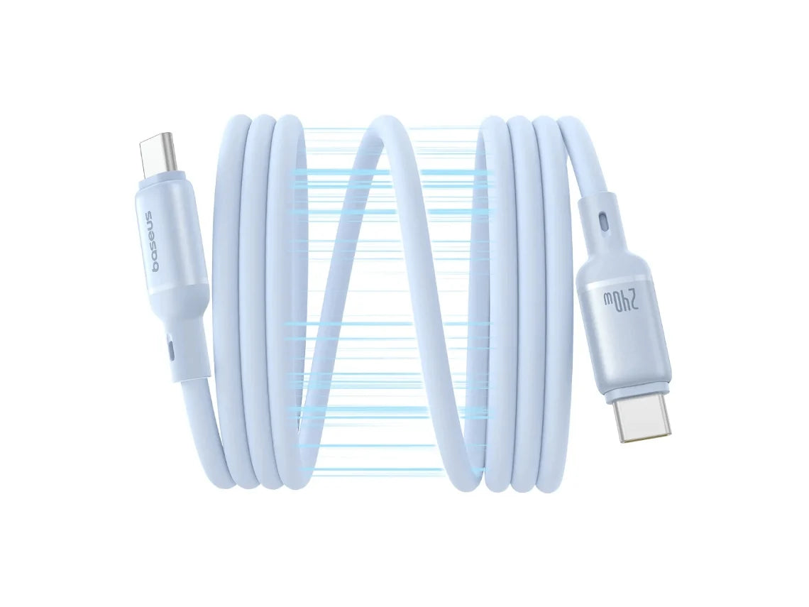 Cabo Magnetico Baseus Picogo Usb-C To Usb-C 240W 1M Galaxy Blue
