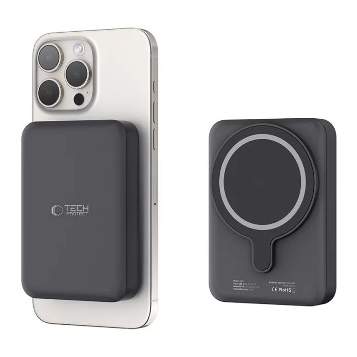 PowerBank Lifemag 10000mAh 15W Preto Magsafe