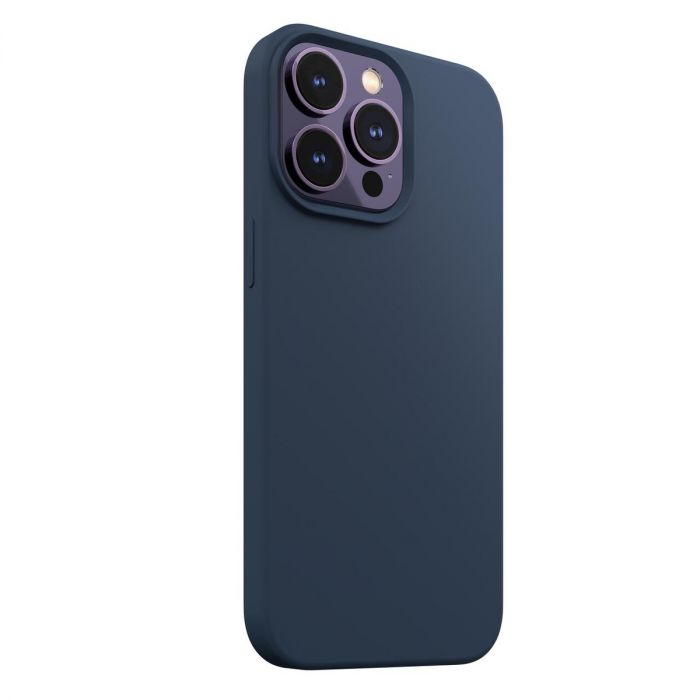 MagSafe Silicone iPhone 15 Pro Max Azul