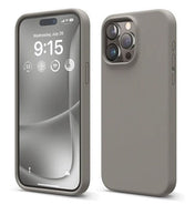 Silicone Case iPhone 15 ProMax Medium Grey