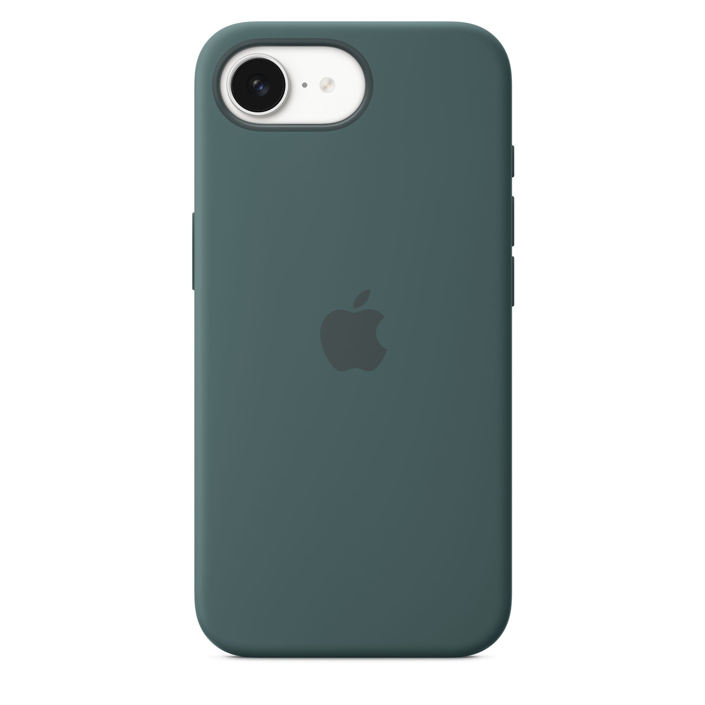 Capa em silicone para iPhone 16e – Verde lago