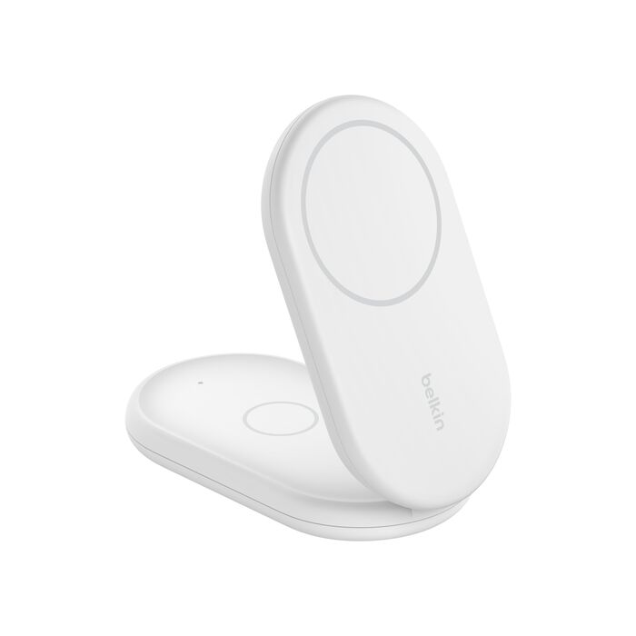 BoostCharge 2-in-1 Magnetic Foldable Wireless Charger with Qi2 15W