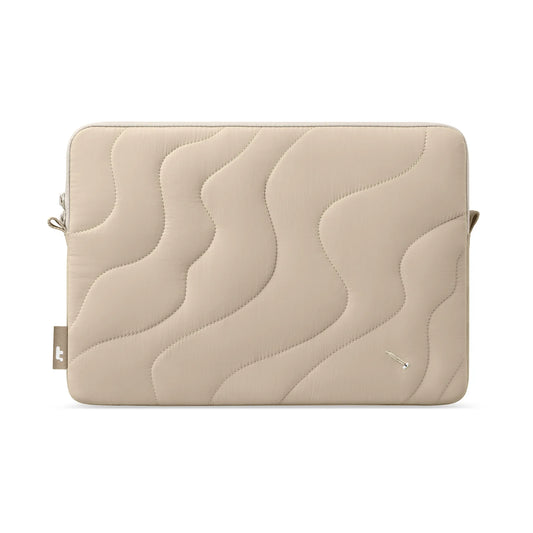 Sleeve Tomtoc Terra-A27 Puffy Laptop 16 Inch MacBook Natural Sand