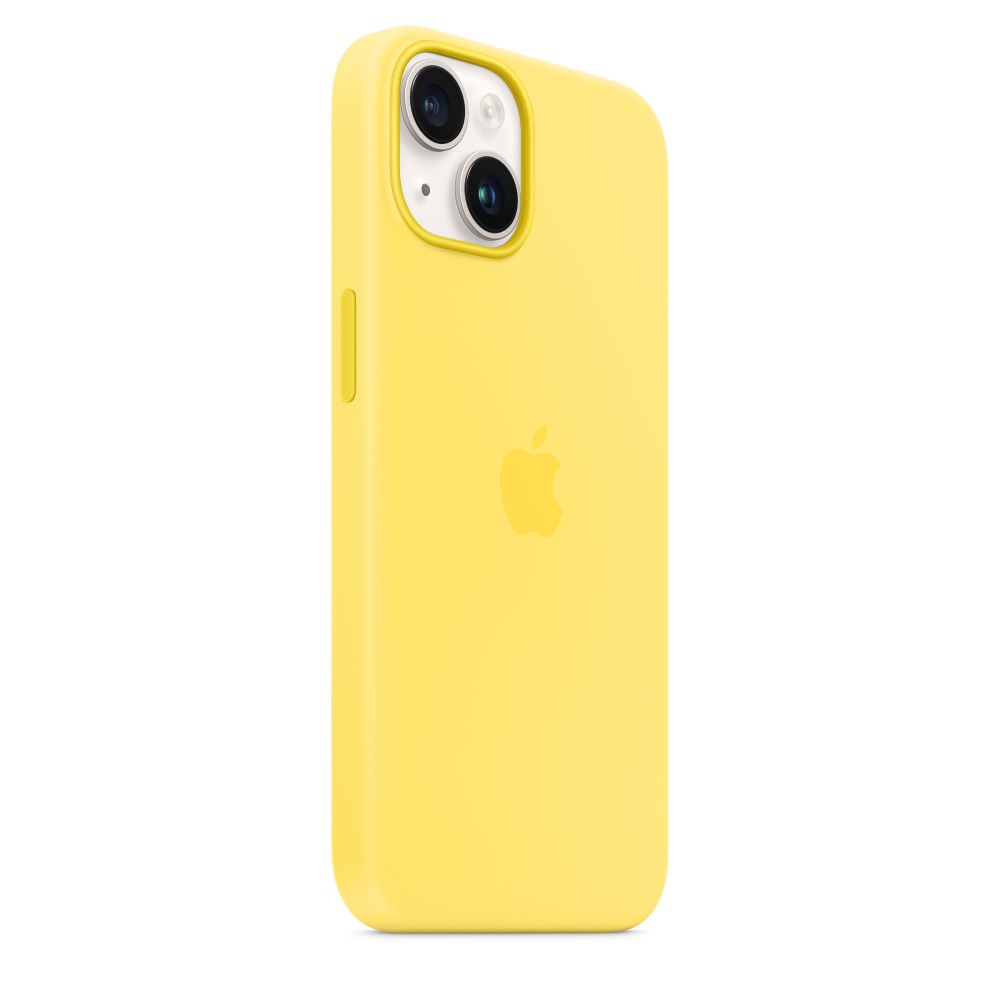 Capa Silicone MagSafe iPhone 14 - Amarelo canário