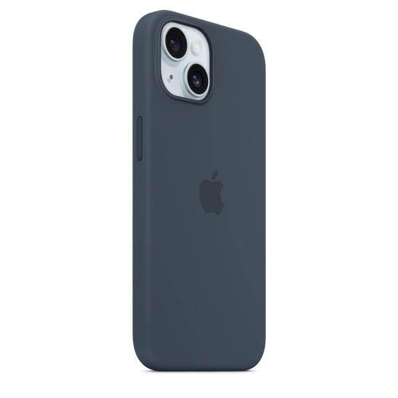 iPhone 15 Silicone Azul Trovoada