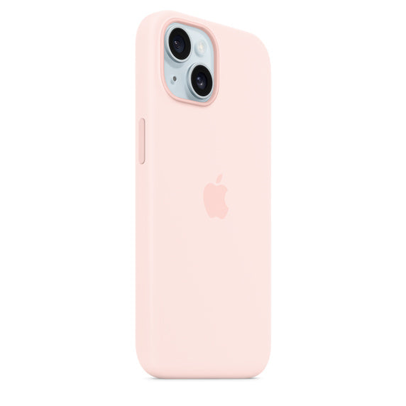 iPhone 15 Plus Silicone Rosa-claro