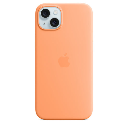 iPhone 15 Plus Silicone Sorvete de Laranja