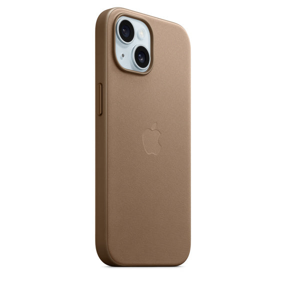 iPhone 15 FineWoven Castanho-toupeira
