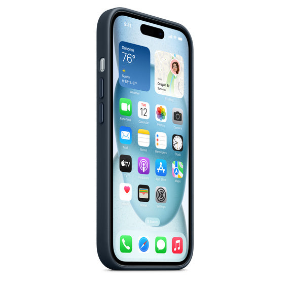 iPhone 15 Plus FineWoven Azul Pacifico