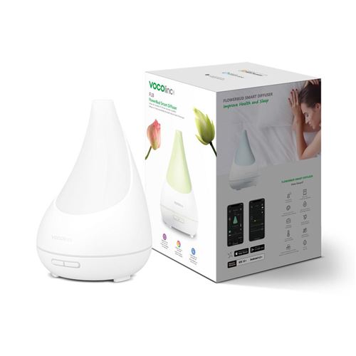 Flowerbud Smart Wi-Fi Diffuser: Ultrasonic Humidifier: Multicolor Light