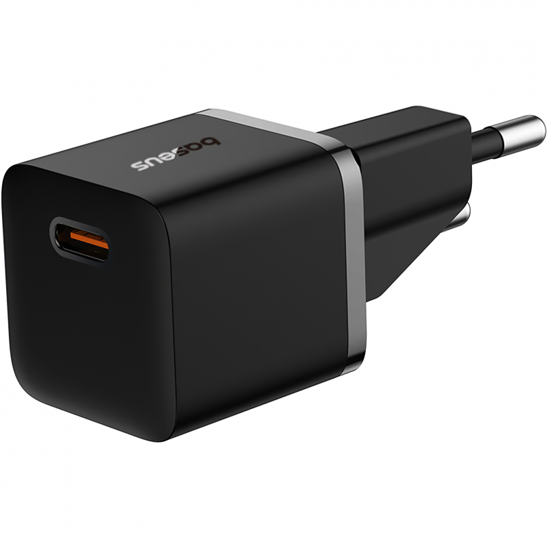 Carregador Baseus GaN5 Fast Charger (Mini) 1C 20W USB-C Preto