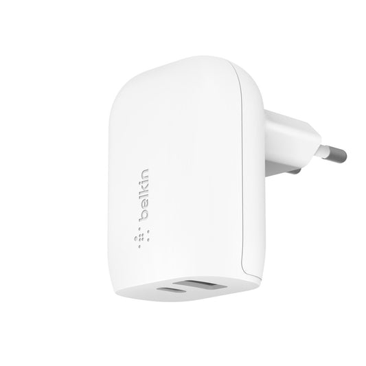 Carregador de paRede duplo com 37W (25W Usb-C & 12W Usb-A)