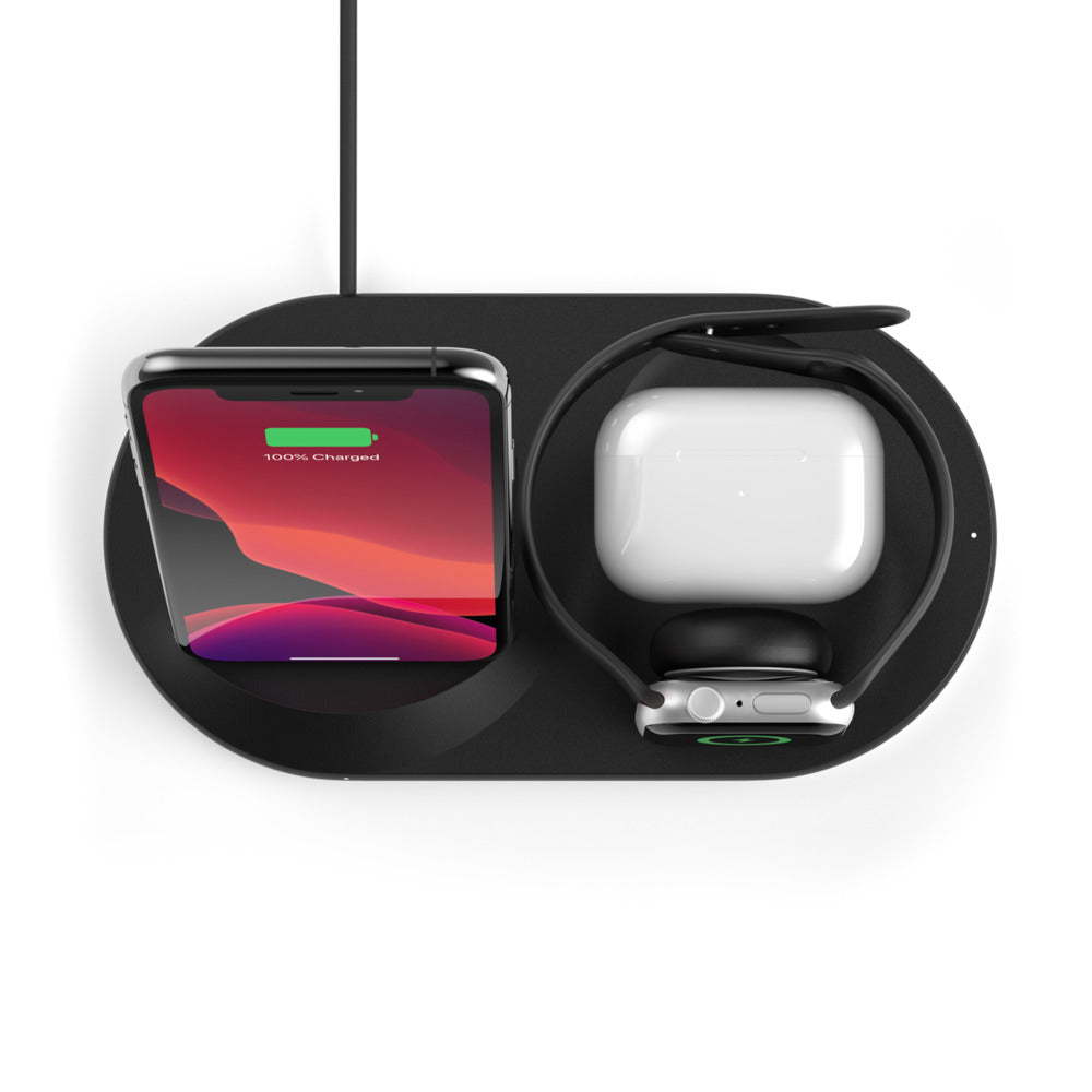 BELKIN Carregador Sem Fios Boost Charge 3 em 1 - Preto