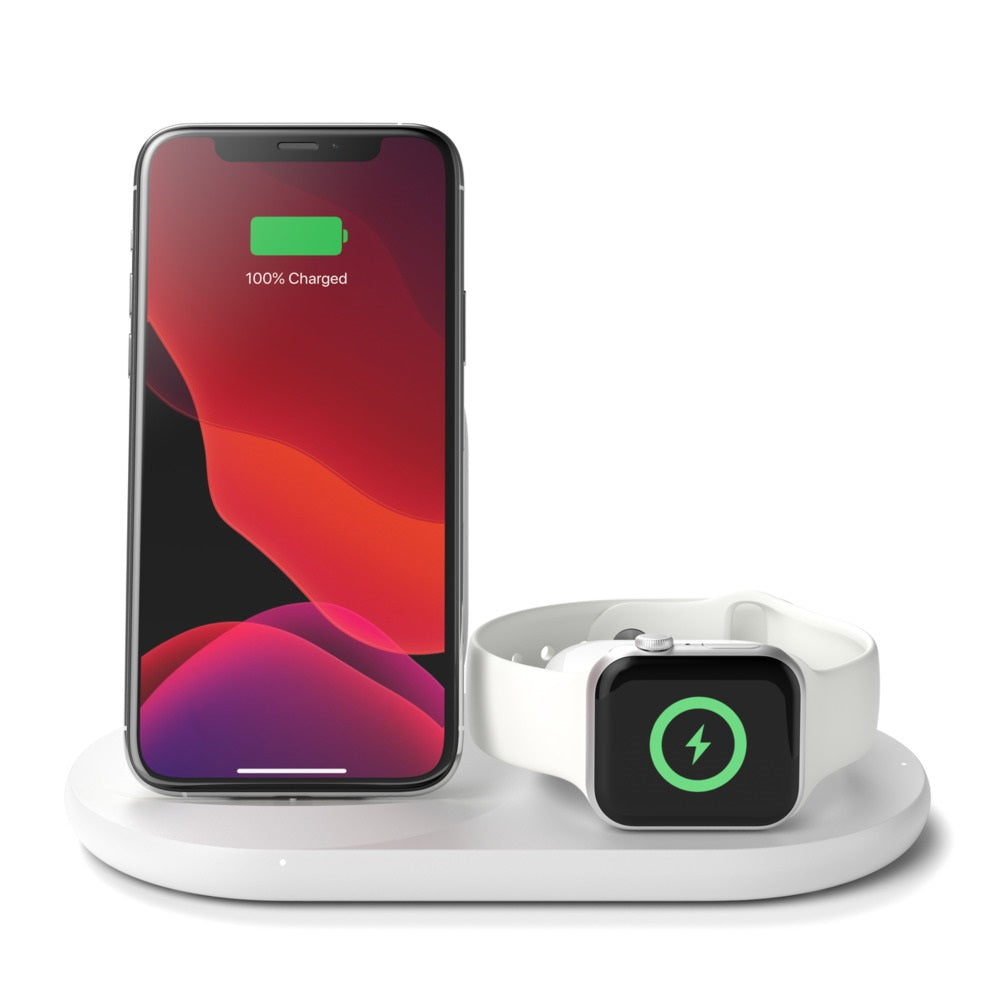 BELKIN Carregador Sem Fios Boost Charge 3 em 1 - Branco