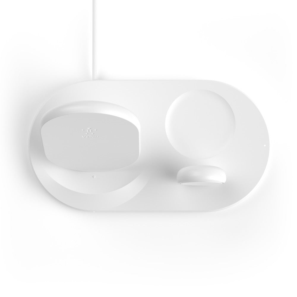 BELKIN Carregador Sem Fios Boost Charge 3 em 1 - Branco