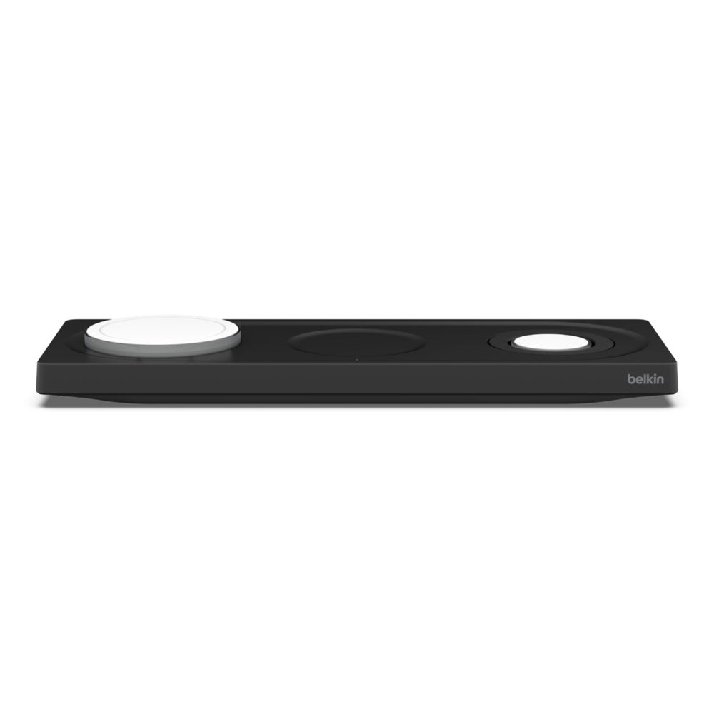 Base de carregamento Belkin BoostCharge Pro Wireless Charging Pad MagSafe 3 em 1 - Preto