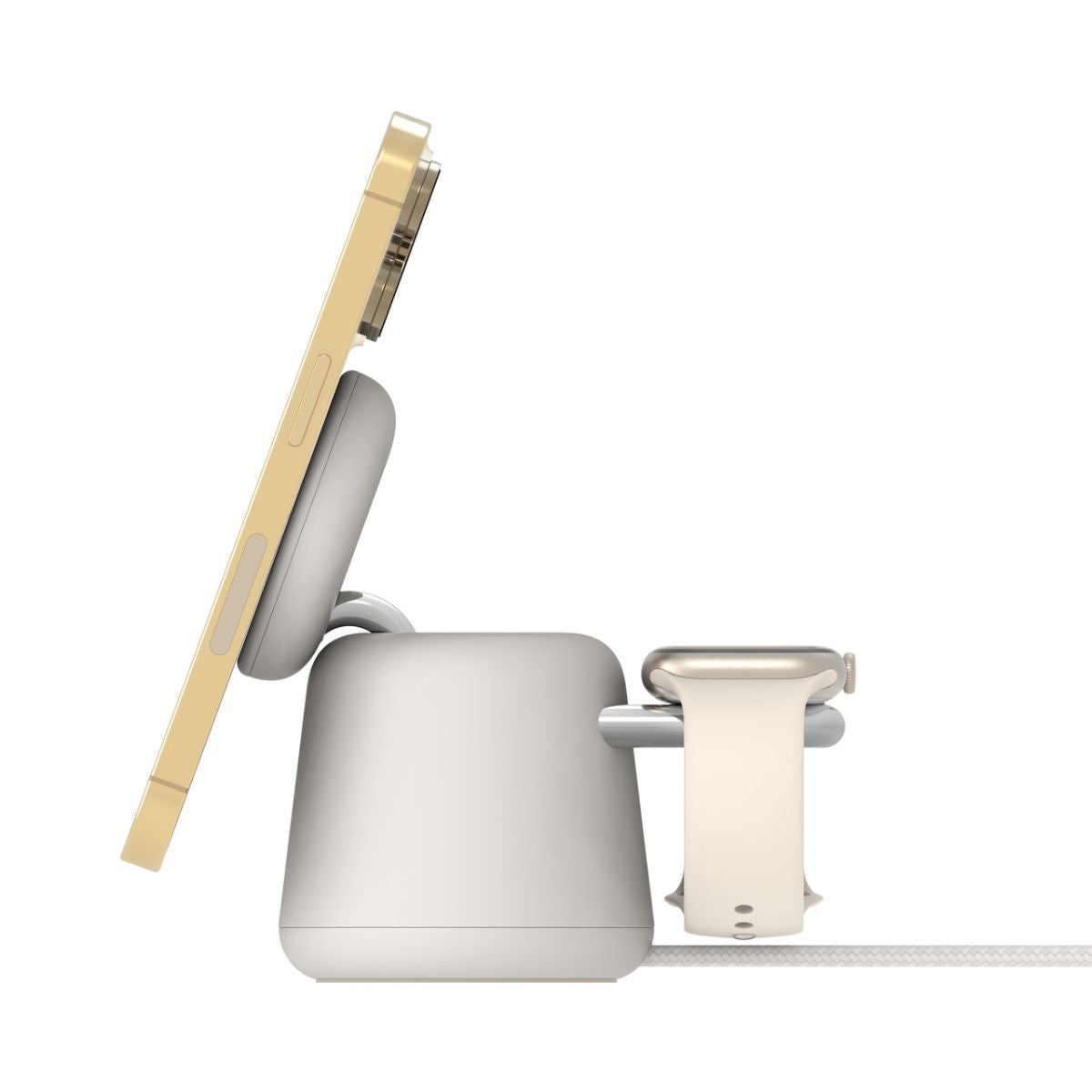 Boost Charge Pro 2In1magsafe 15W Charging Stand: Sand